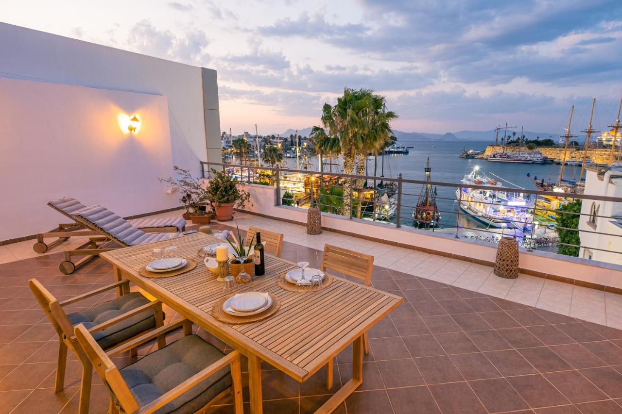 Ferienwohnung Attico Blu - Sea View Penthouse Kos-Stadt Exterior foto
