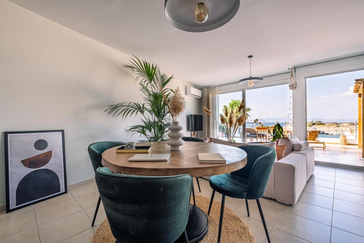 Ferienwohnung Attico Blu - Sea View Penthouse Kos-Stadt Exterior foto