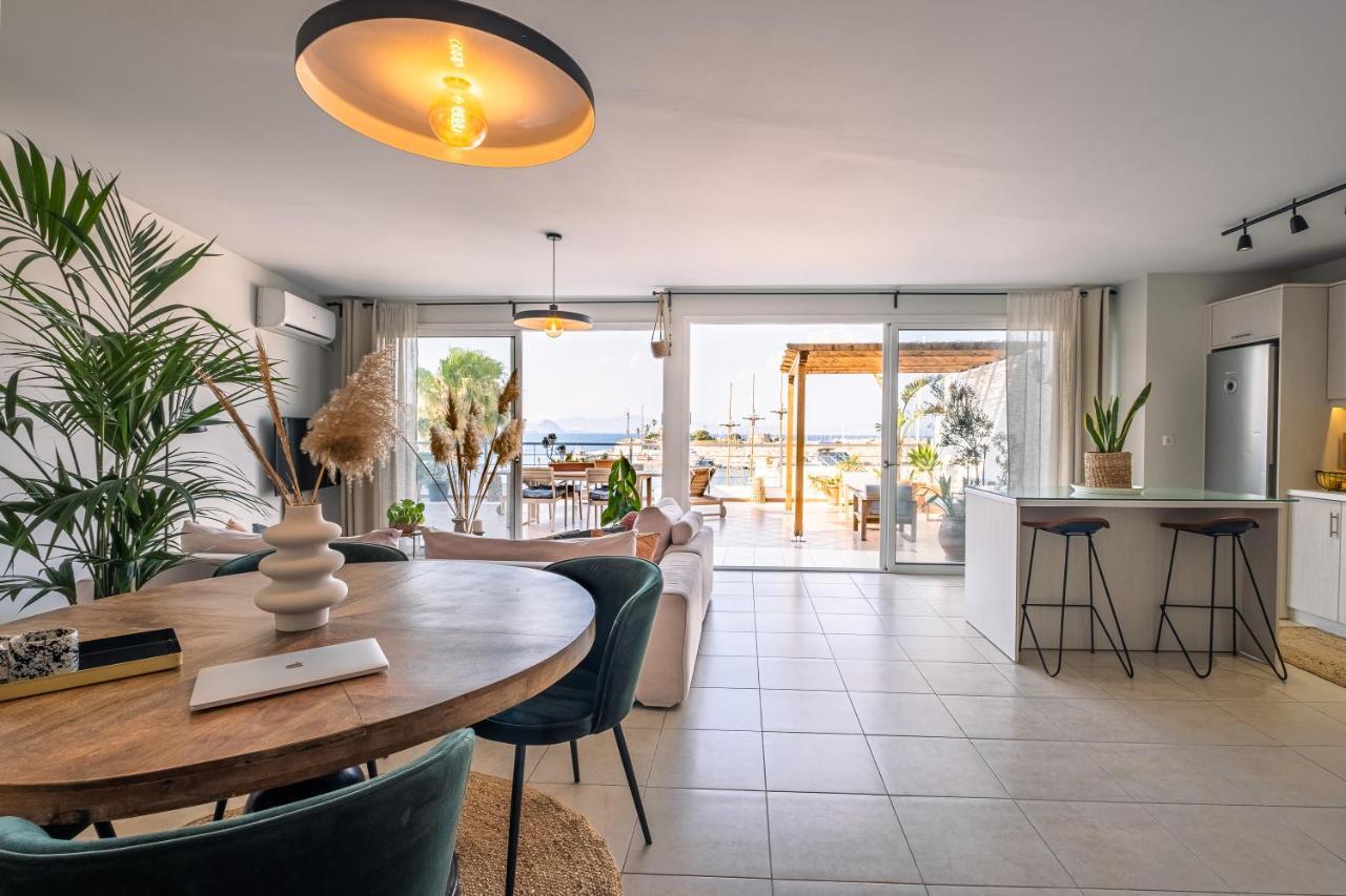 Ferienwohnung Attico Blu - Sea View Penthouse Kos-Stadt Exterior foto