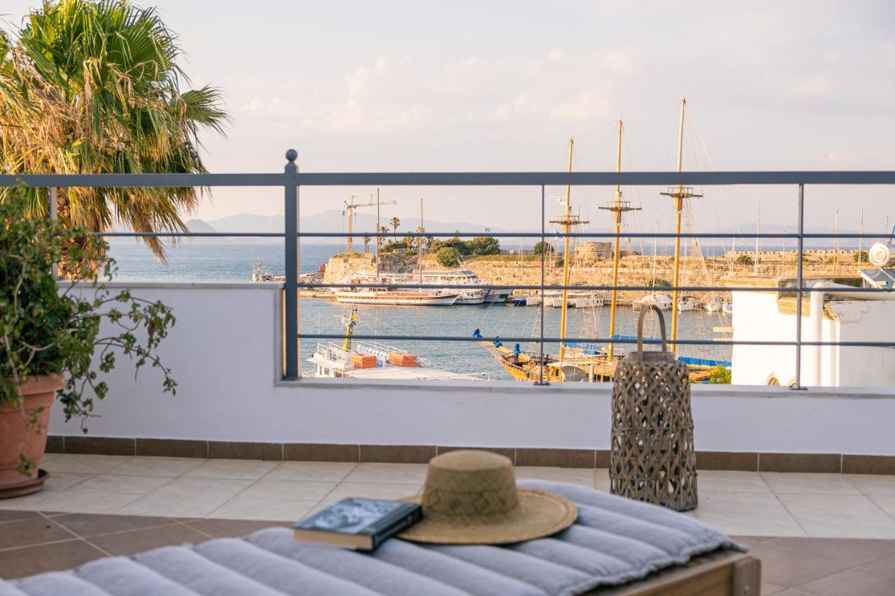 Ferienwohnung Attico Blu - Sea View Penthouse Kos-Stadt Exterior foto